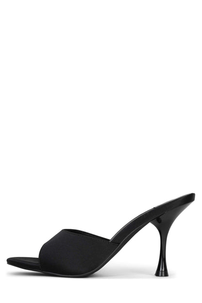 AGENT Heeled Sandal - White Satin |Jeffrey Campbell