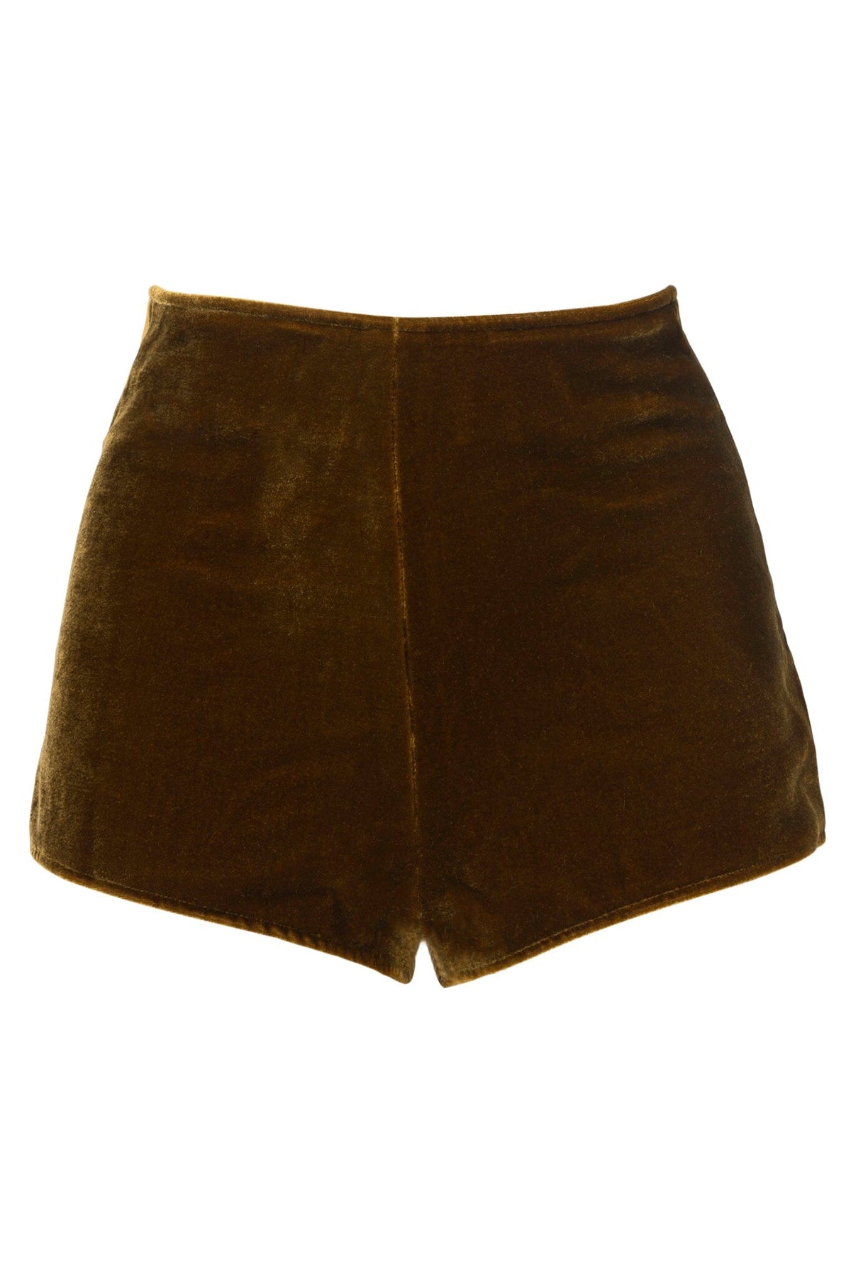 CHEEKZ SHORTS - Khaki Velvet |Jeffrey Campbell