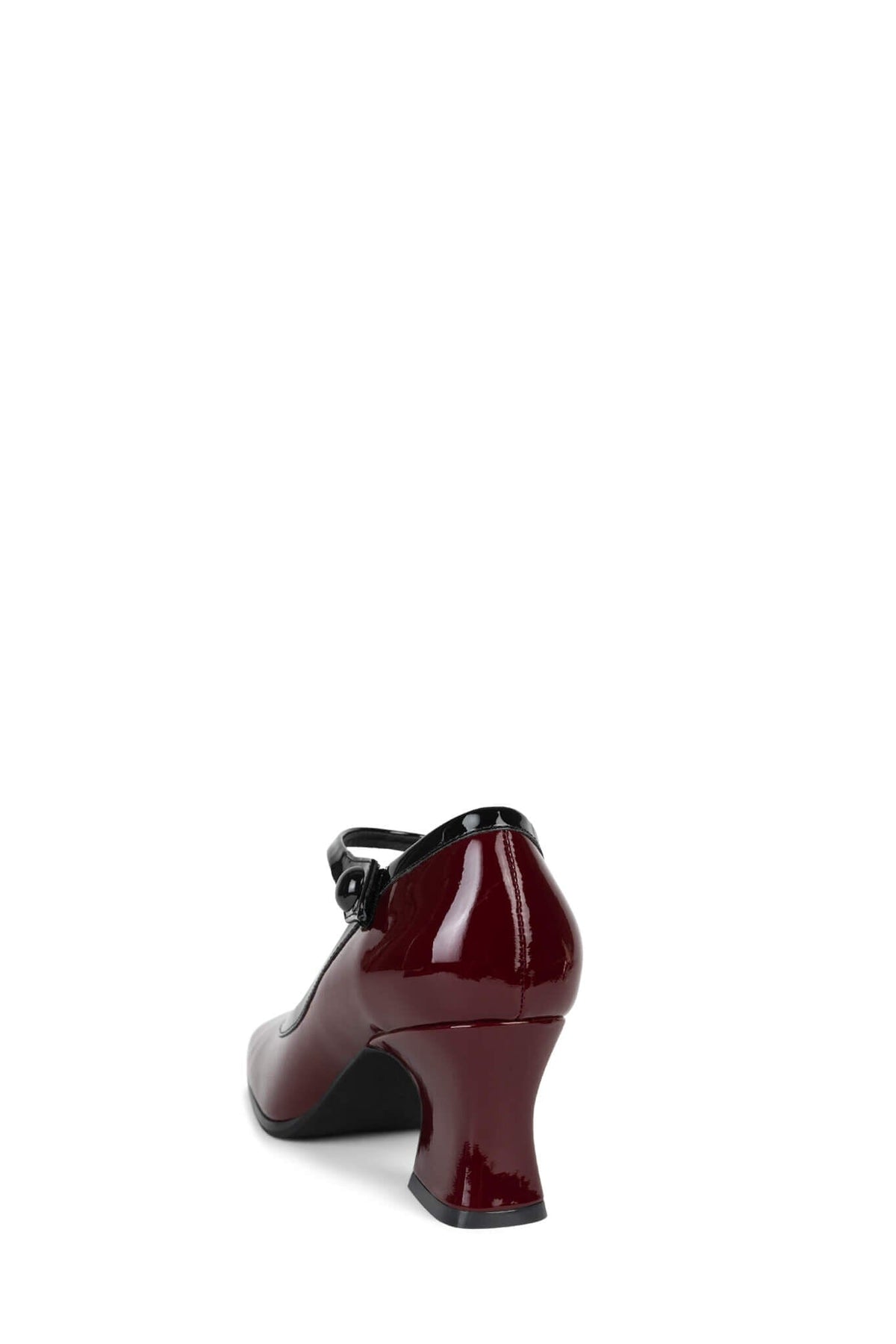 PETTIGREW Heeled Mary Jane - Wine Patent Black Patent |Jeffrey Campbell