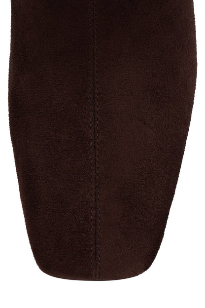 CHECK-MATE - Brown Suede |Jeffrey Campbell