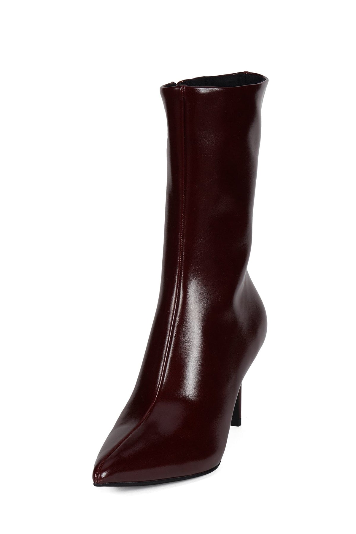EVERYNIGHT Stiletto Boot - Dark Wine Wax |Jeffrey Campbell