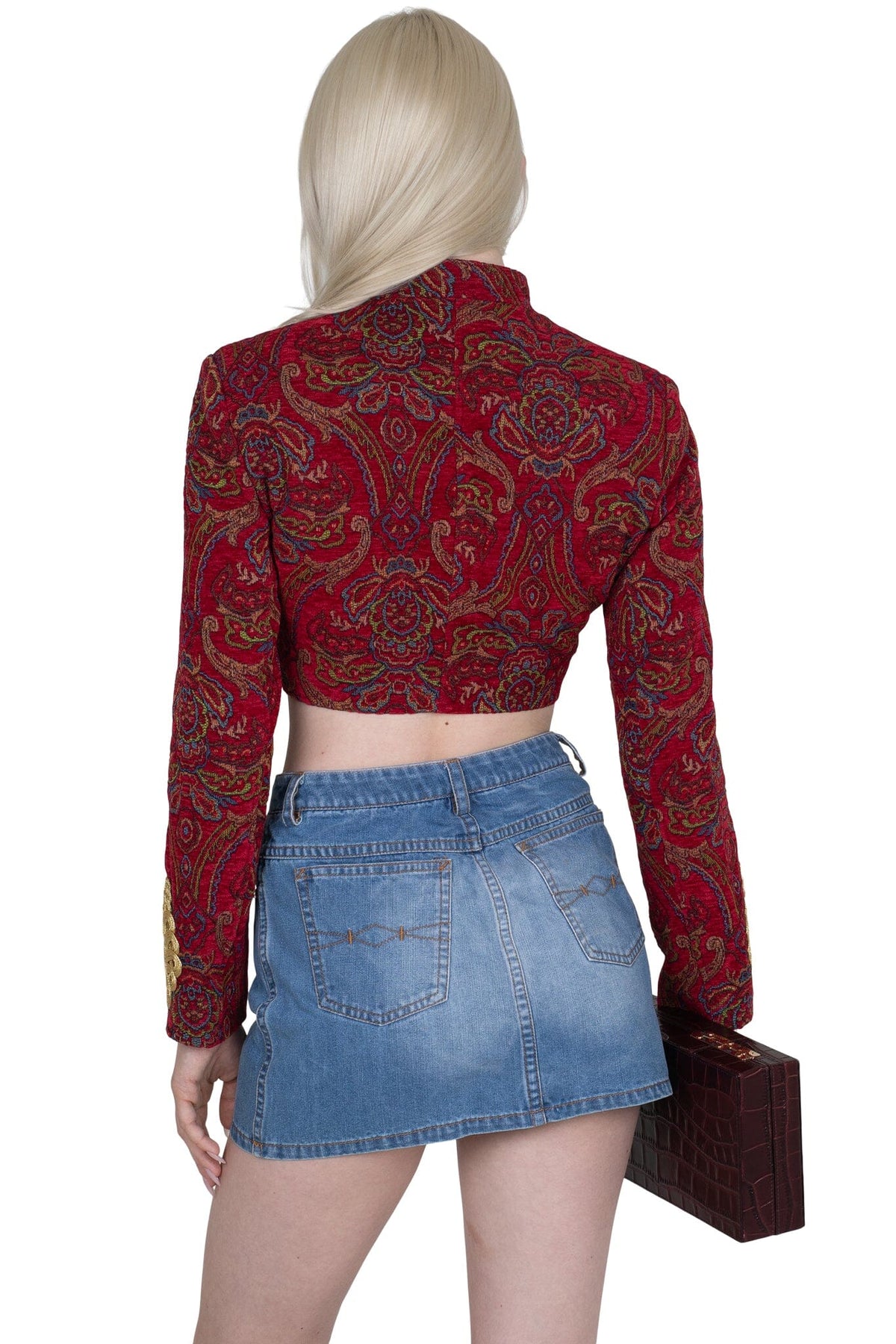 HEY-NOW SKIRT - Blue Washed Denim |Jeffrey Campbell