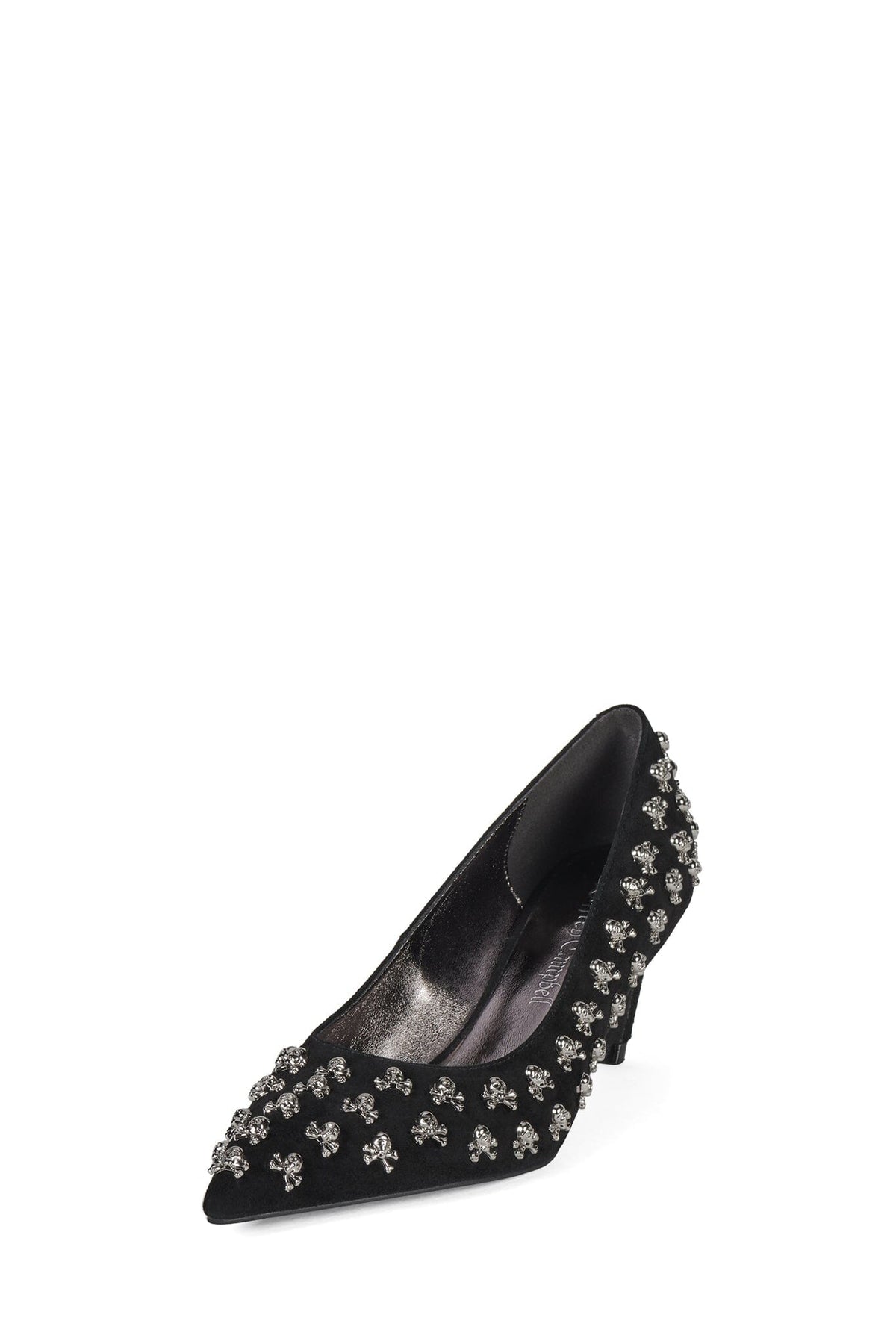 KISS-OFF - Black Suede Pewter |Jeffrey Campbell