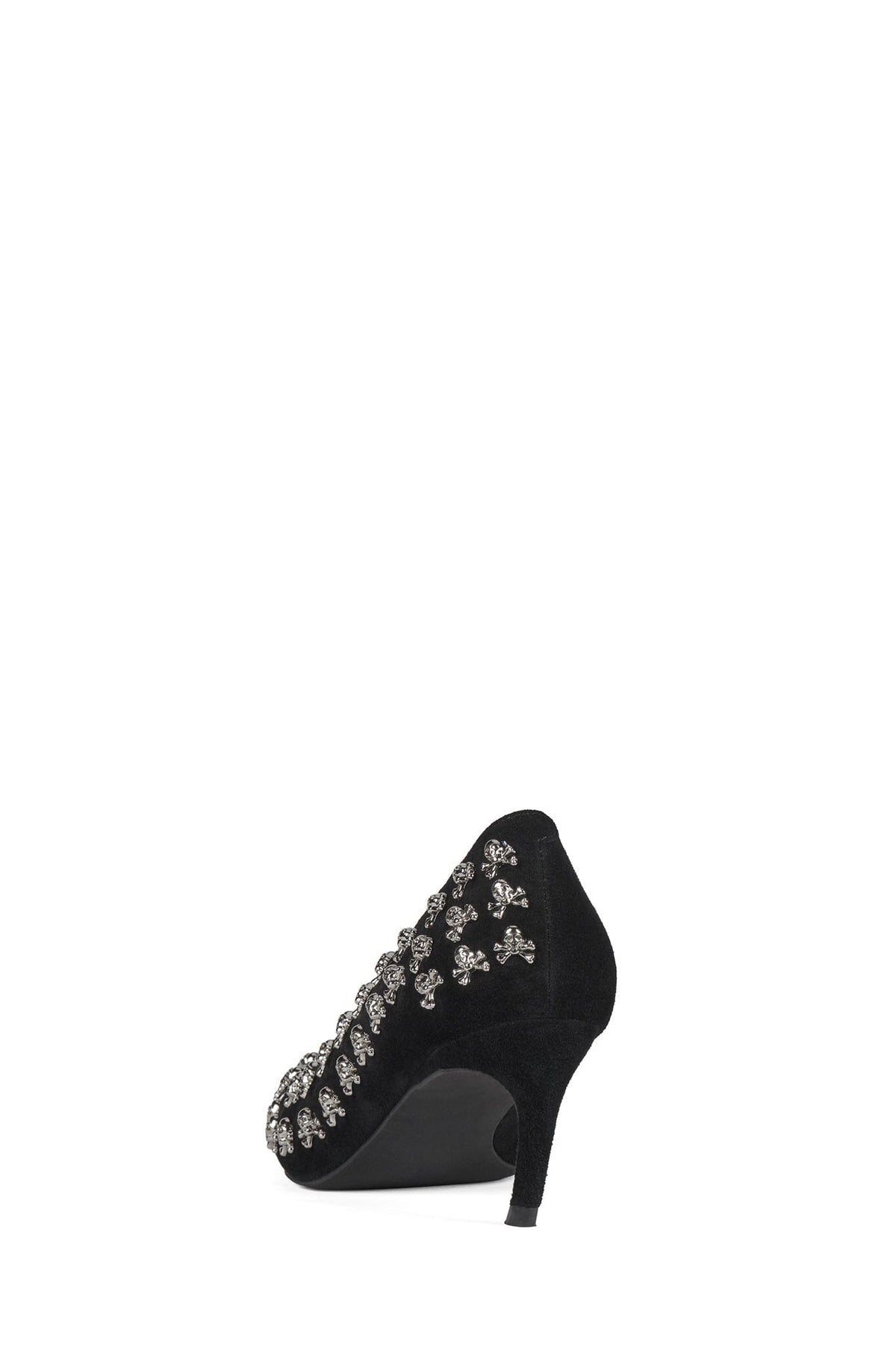 KISS-OFF - Black Suede Pewter |Jeffrey Campbell