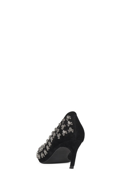 KISS-OFF - Black Suede Pewter |Jeffrey Campbell