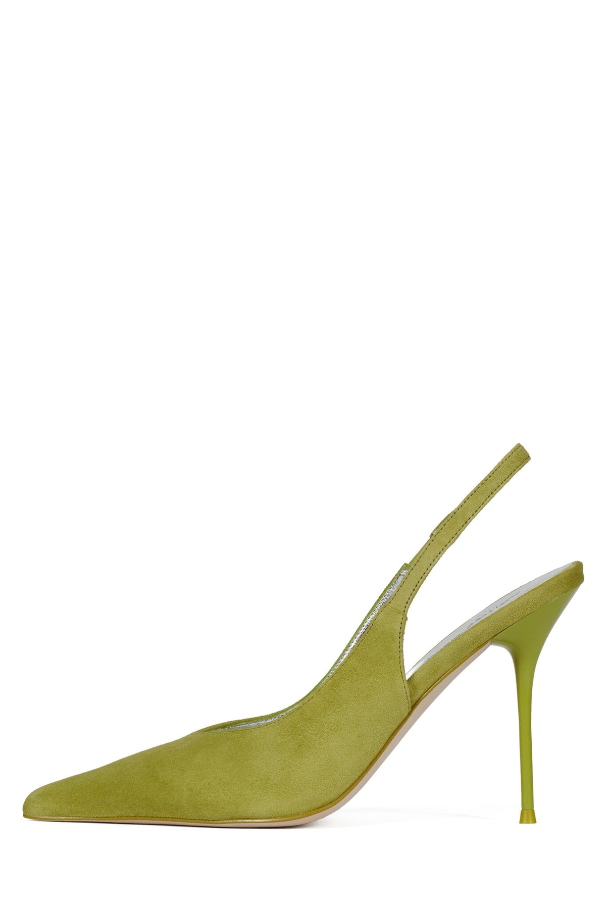 PUCKER-SB - Bright Chartreuse Suede |Jeffrey Campbell