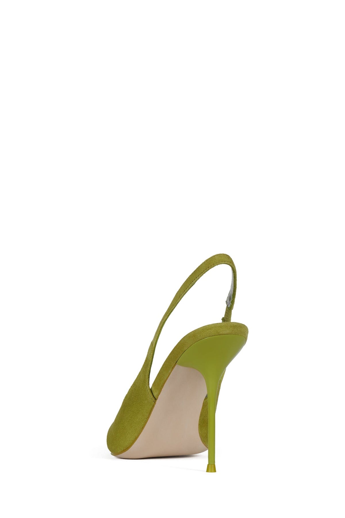 PUCKER-SB - Bright Chartreuse Suede |Jeffrey Campbell