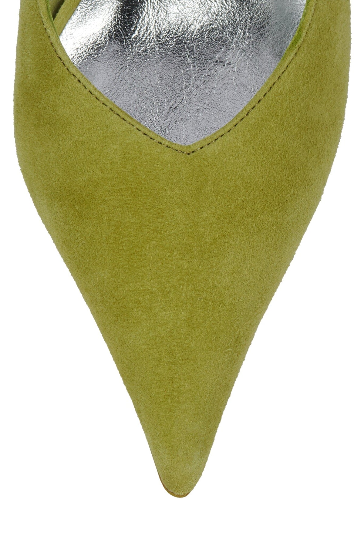 PUCKER-SB - Bright Chartreuse Suede |Jeffrey Campbell