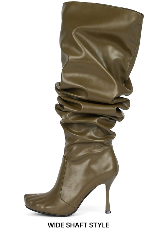 CONFORM-02 Over-The-Knee Boot - Olive |Jeffrey Campbell
