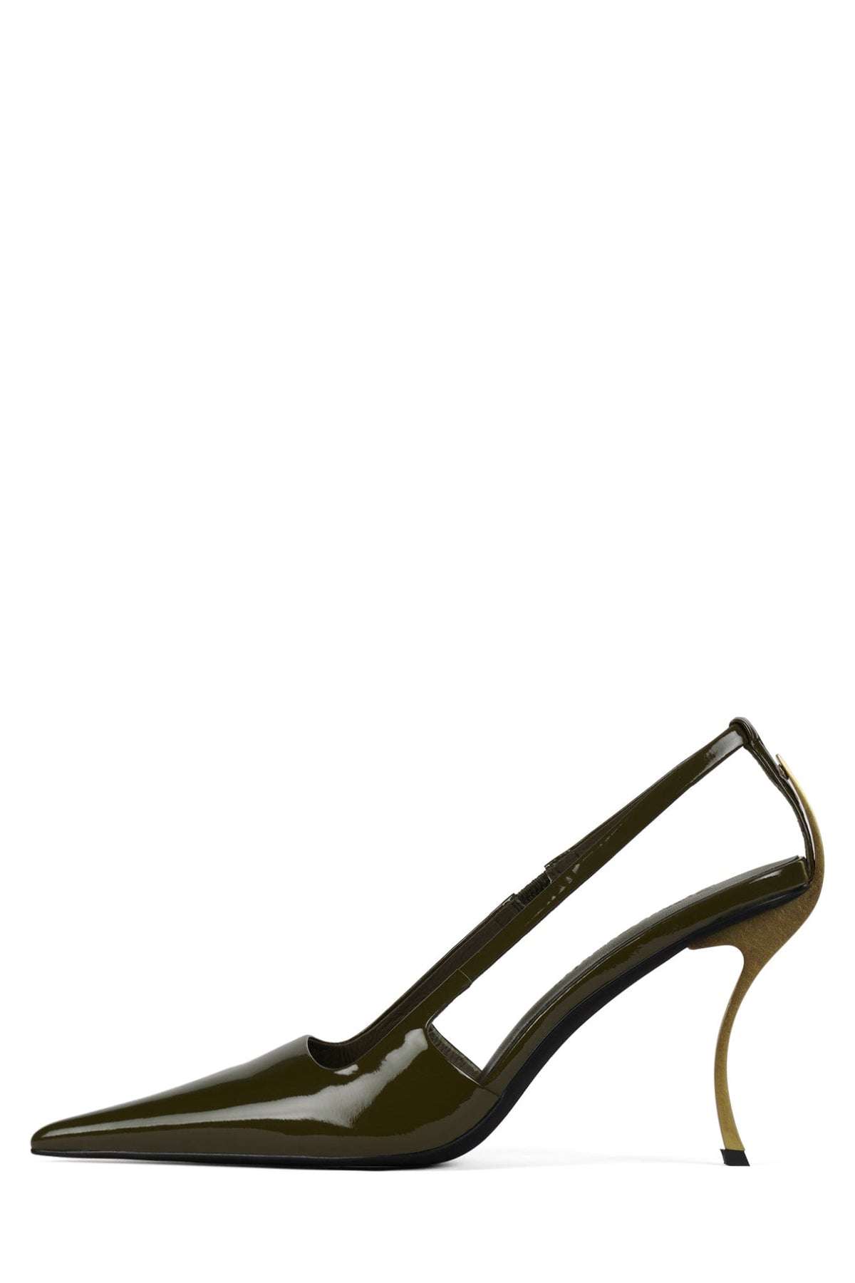 FOLIE - Olive Patent Bronze |Jeffrey Campbell