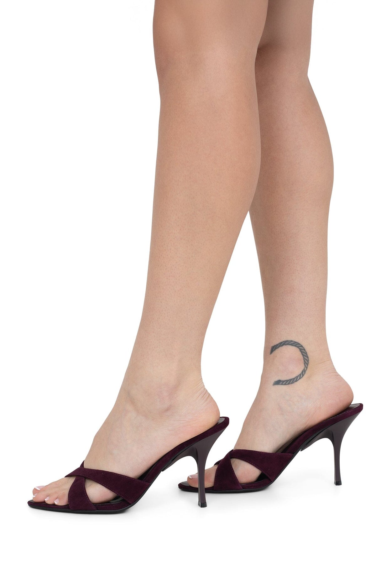 SYMONE Heeled Sandal - Dusty Purple Suede |Jeffrey Campbell