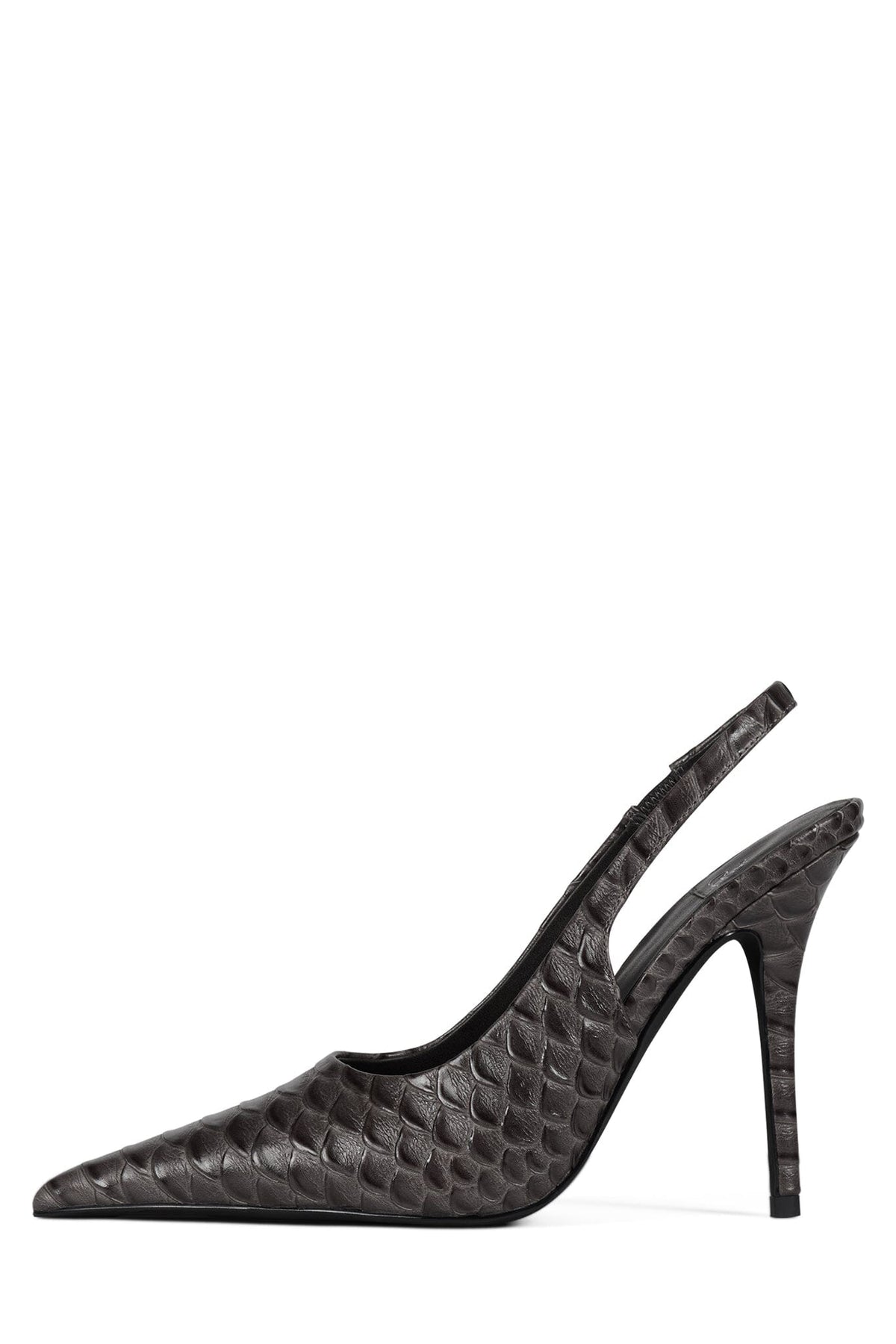 SURPASS Slingback Pumps - Grey Snake |Jeffrey Campbell