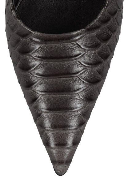 SURPASS Slingback Pumps - Grey Snake |Jeffrey Campbell