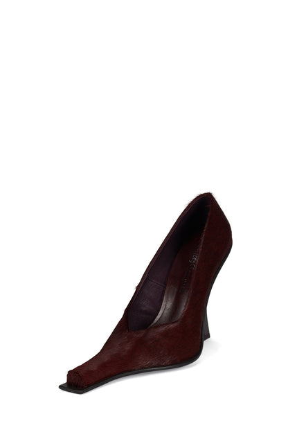 CENTAURI-F High-Heel Pump - Wine Long Hair |Jeffrey Campbell