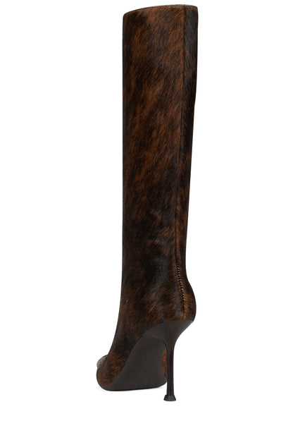 DARLING-3F Stiletto Boot - Black Brown |Jeffrey Campbell