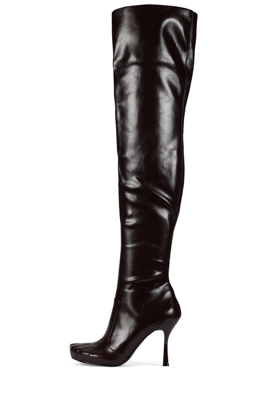 CONFORM-OK Stiletto Boot - Brown |Jeffrey Campbell