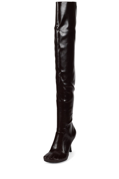 CONFORM-OK Stiletto Boot - Brown |Jeffrey Campbell