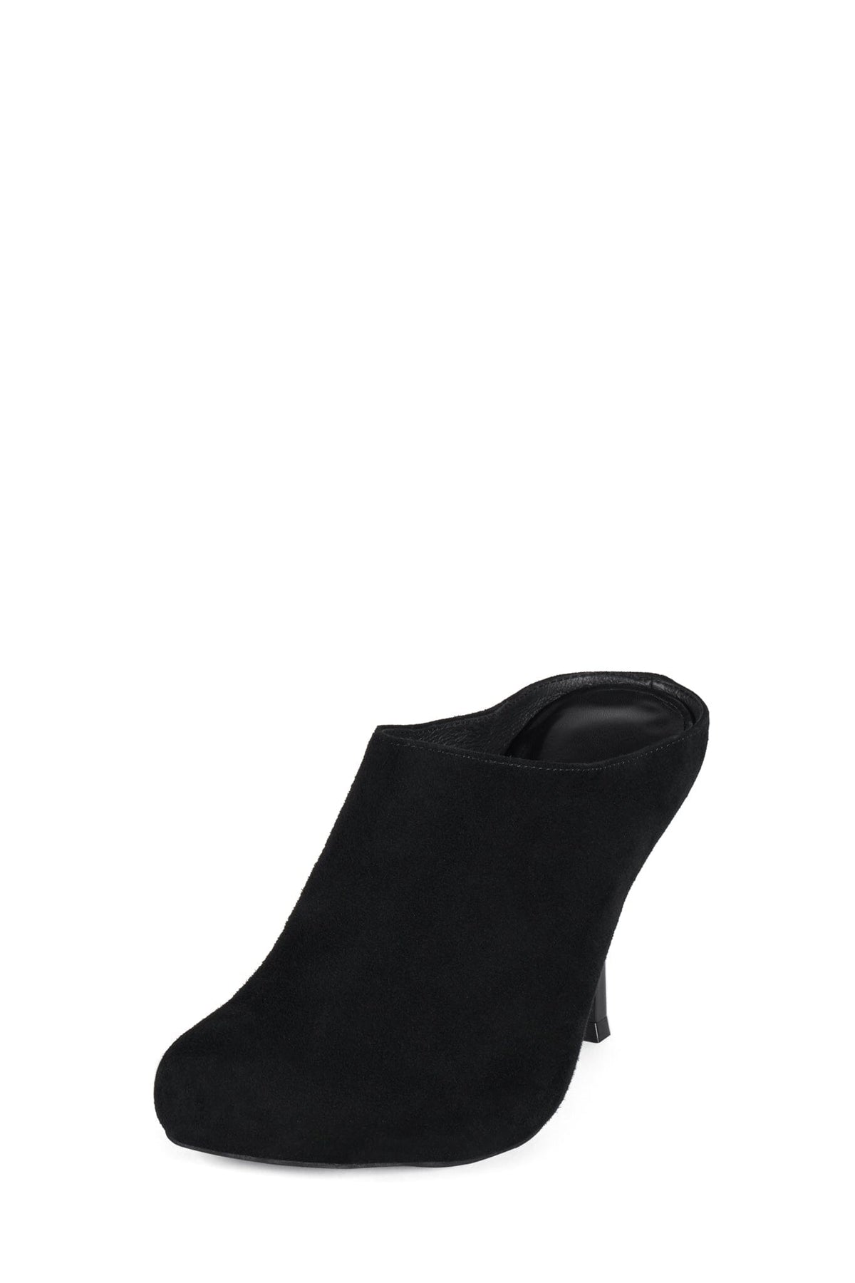 GOOD-FORM Stiletto Mule - Black Suede |Jeffrey Campbell