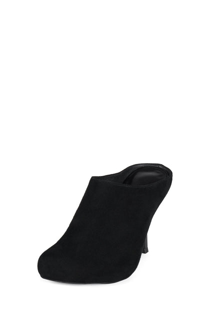 GOOD-FORM Stiletto Mule - Black Suede |Jeffrey Campbell