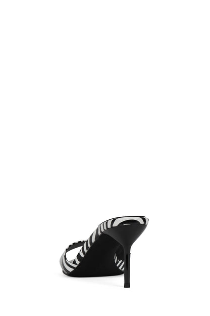 PUMPTINI - Black White Zebra Patent |Jeffrey Campbell
