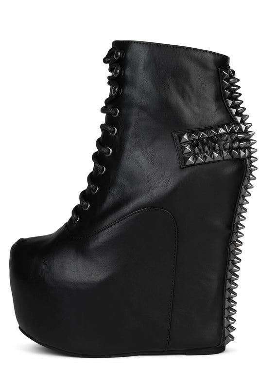 DAMSEL-CRS Platform Boot - Black Pewter |Jeffrey Campbell