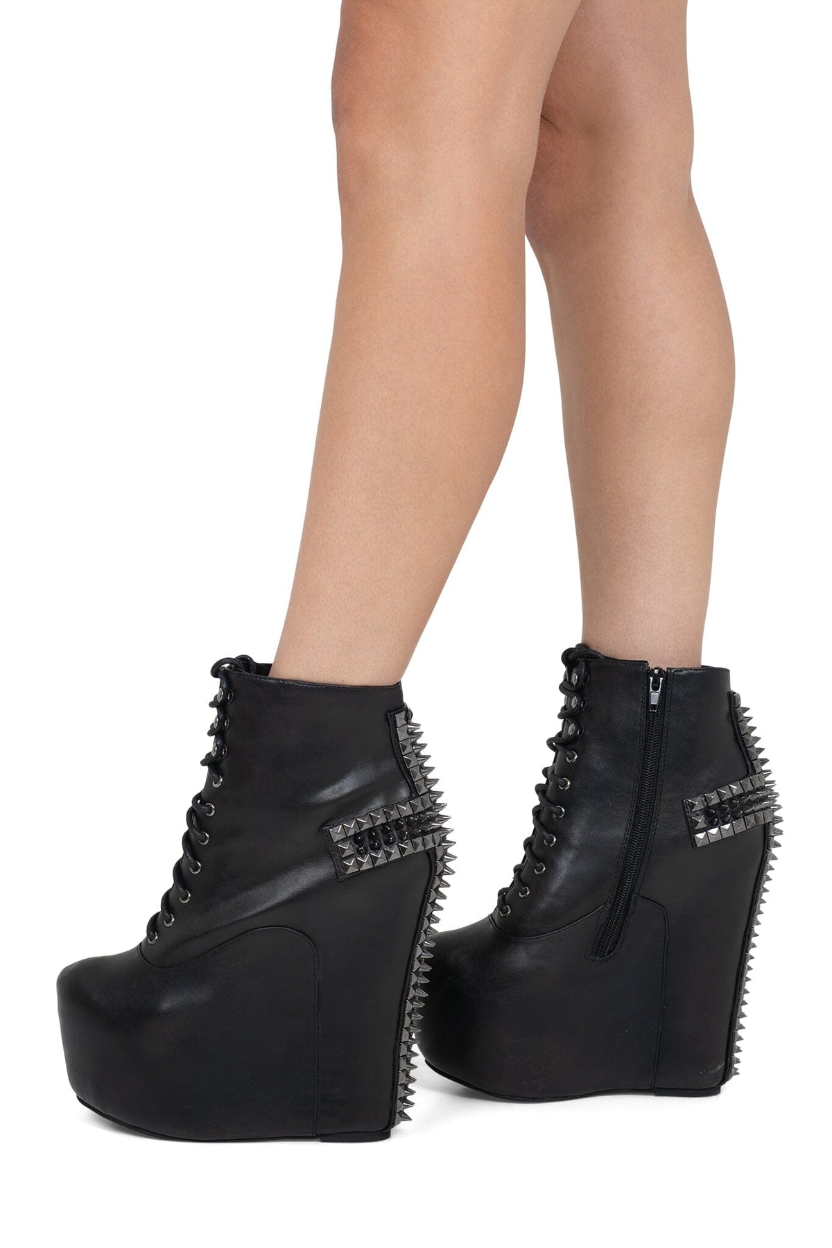 DAMSEL-CRS Platform Boot - Black Pewter |Jeffrey Campbell
