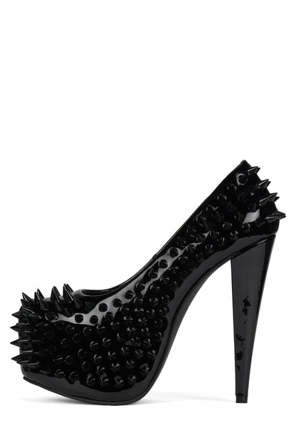 PRICKED - Black Patent |Jeffrey Campbell