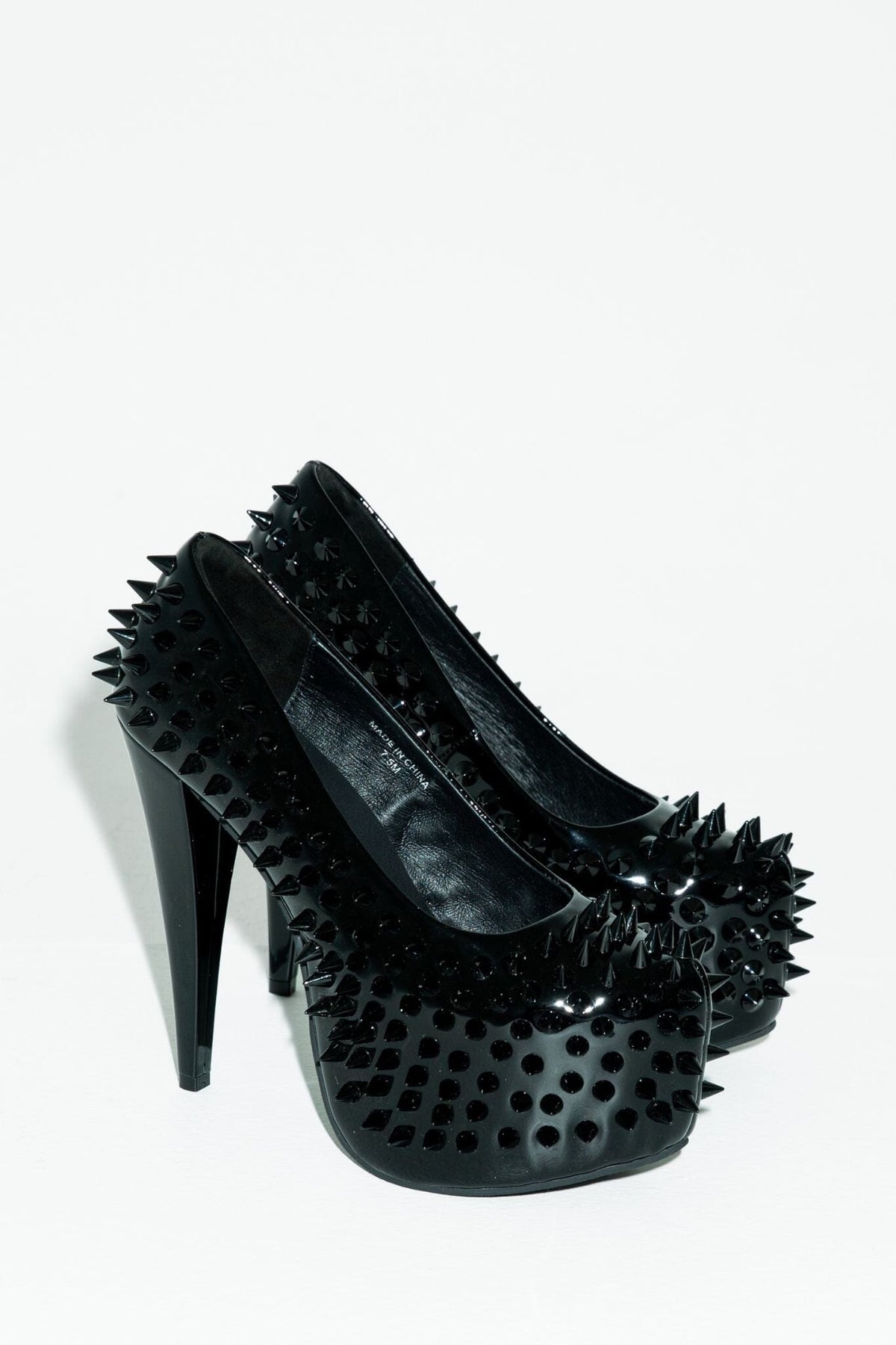 PRICKED - Black Patent |Jeffrey Campbell