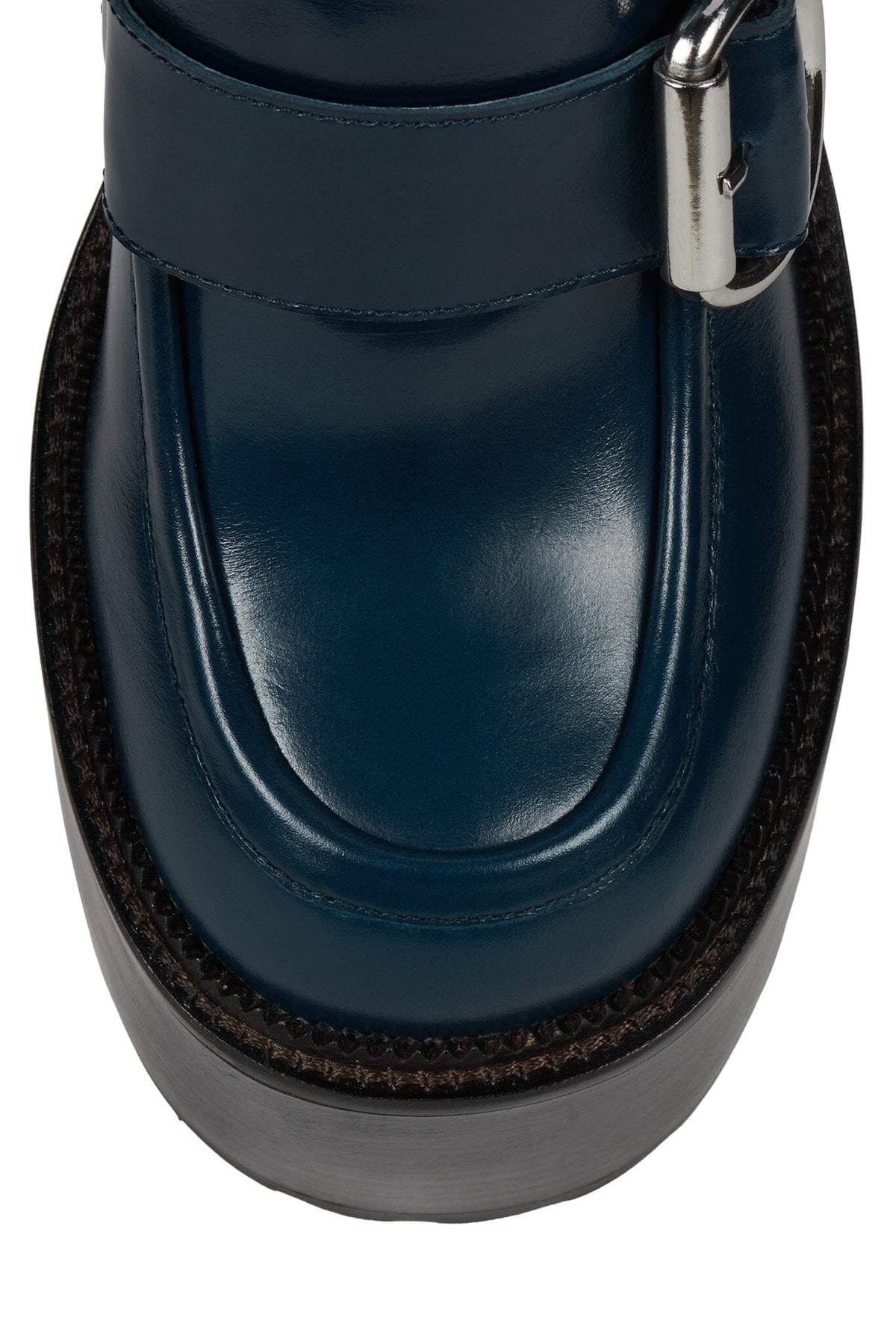 OFFSET Heeled Loafer - Blue Oiled |Jeffrey Campbell