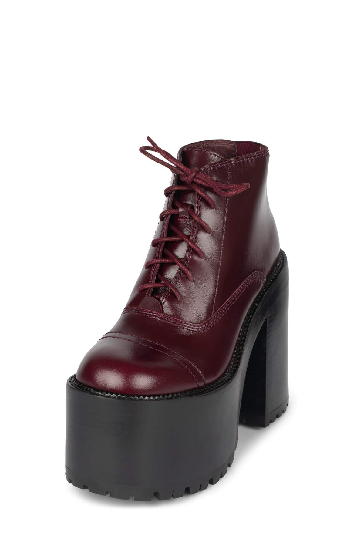 TAKEOFF Platform Bootie - Wine |Jeffrey Campbell