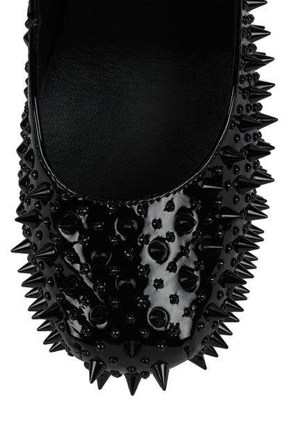 PRICKLY Platform Pump - Black Patent Black |Jeffrey Campbell