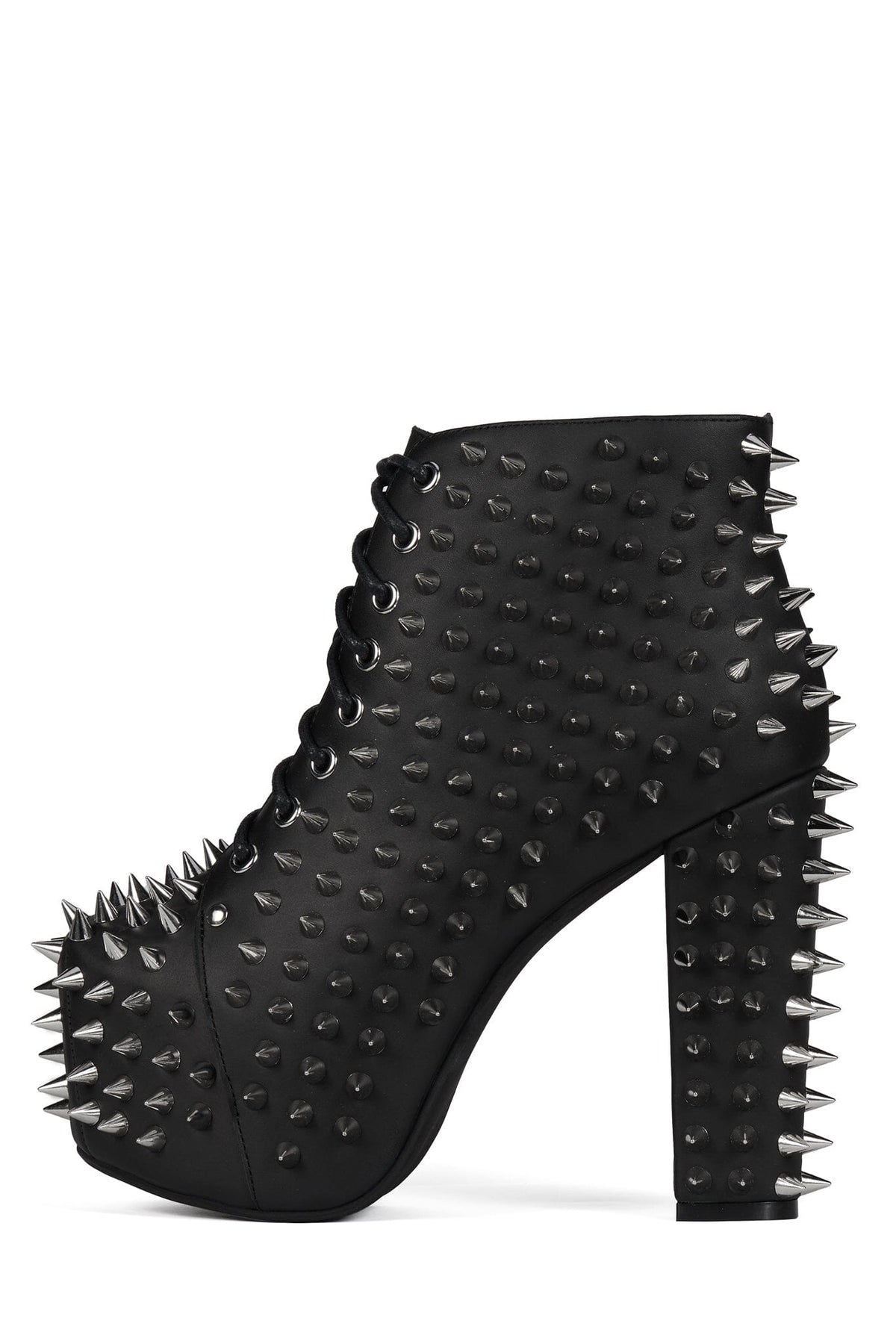 LITA-SPIKE - Black Silver |Jeffrey Campbell