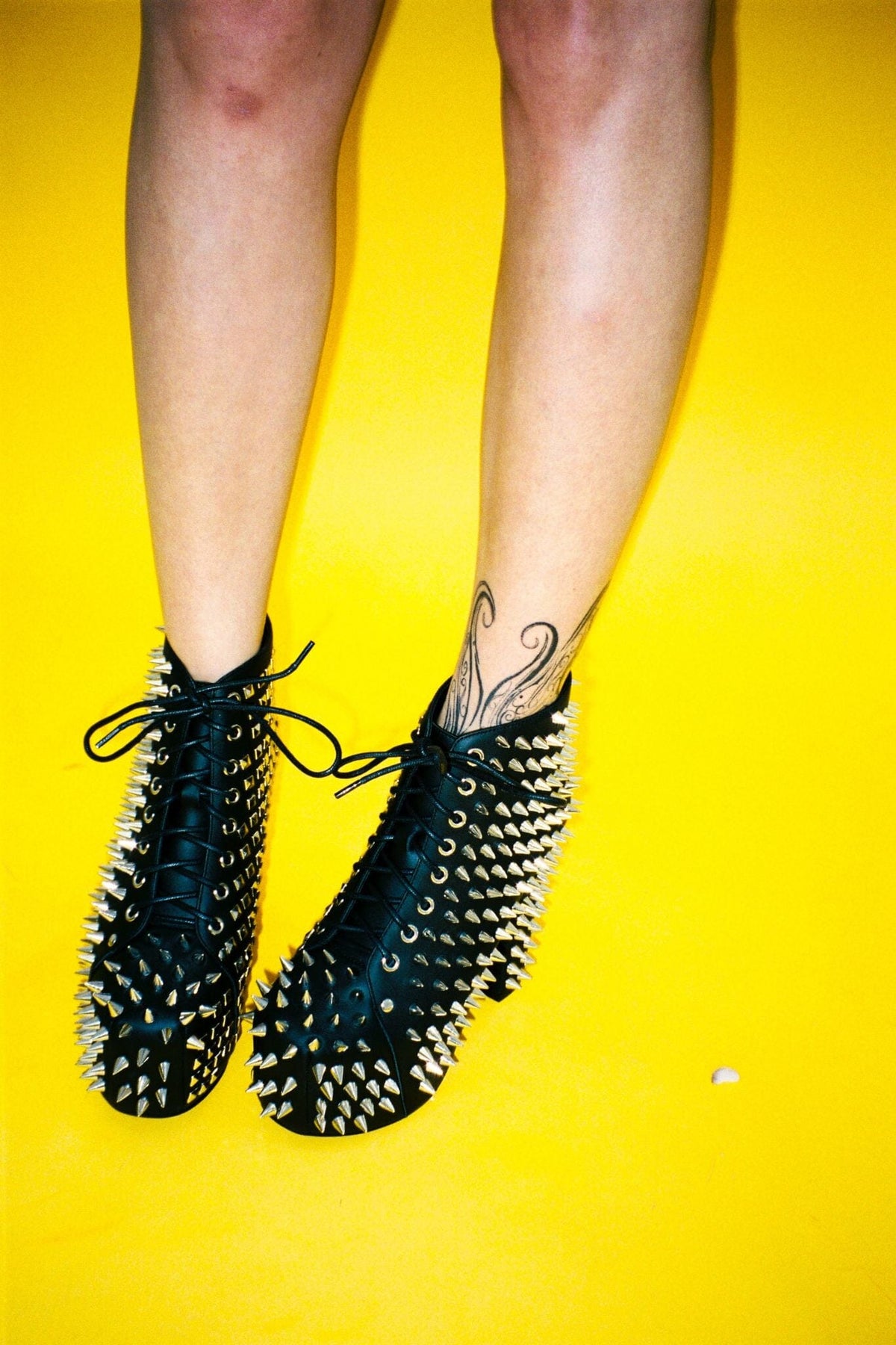LITA-SPIKE - Black Silver |Jeffrey Campbell