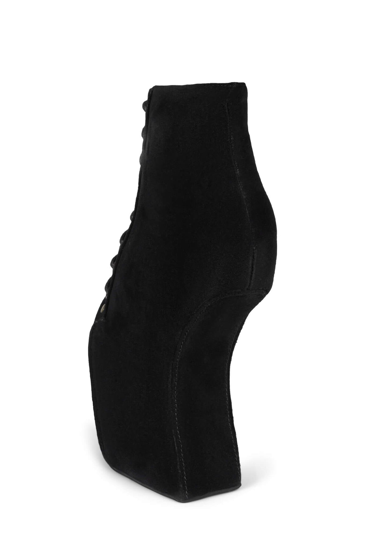 NIGHTLITA Wedge Platform Boot - Black Suede |Jeffrey Campbell