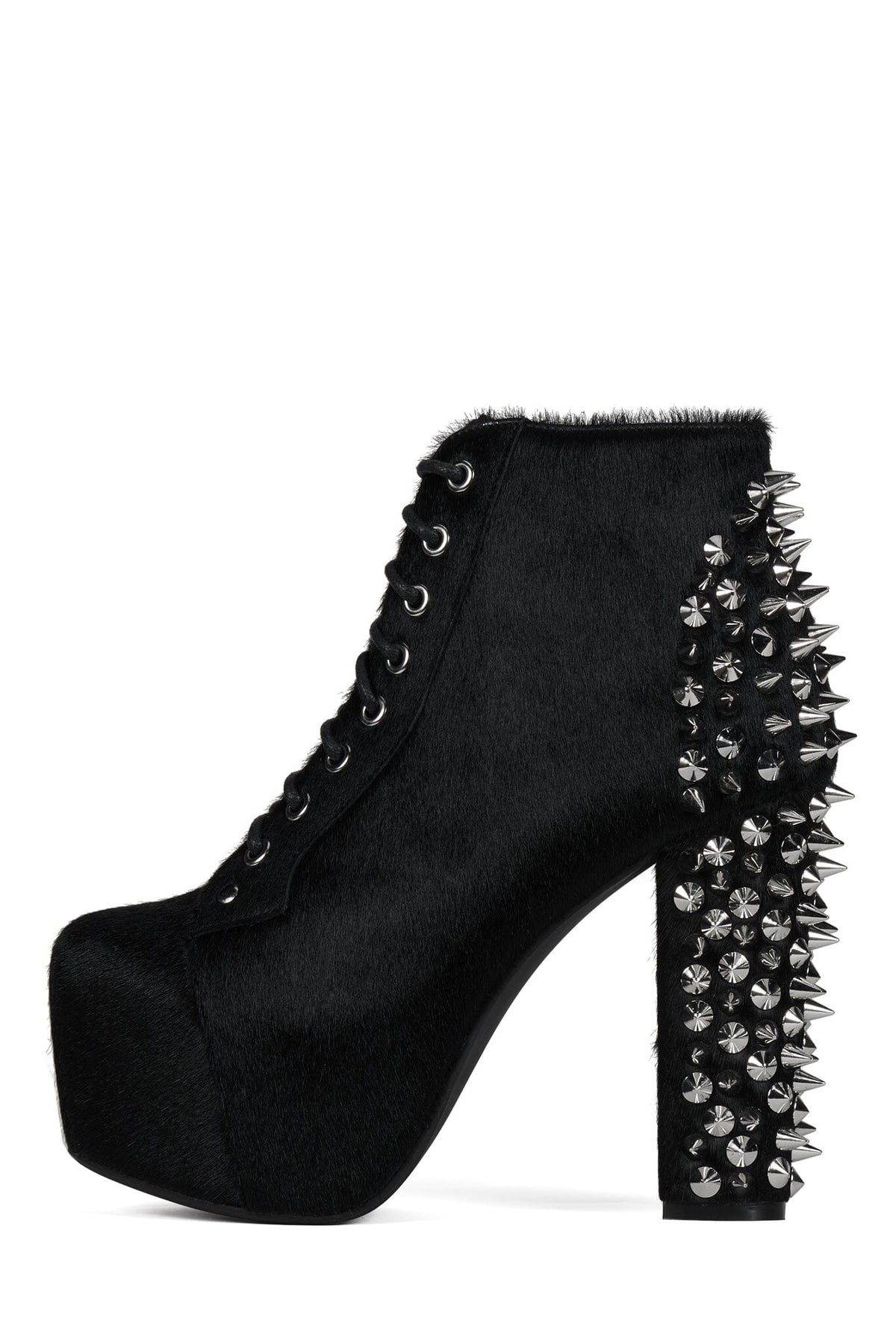 SPIKE-HLCP - Black Hair Silver |Jeffrey Campbell