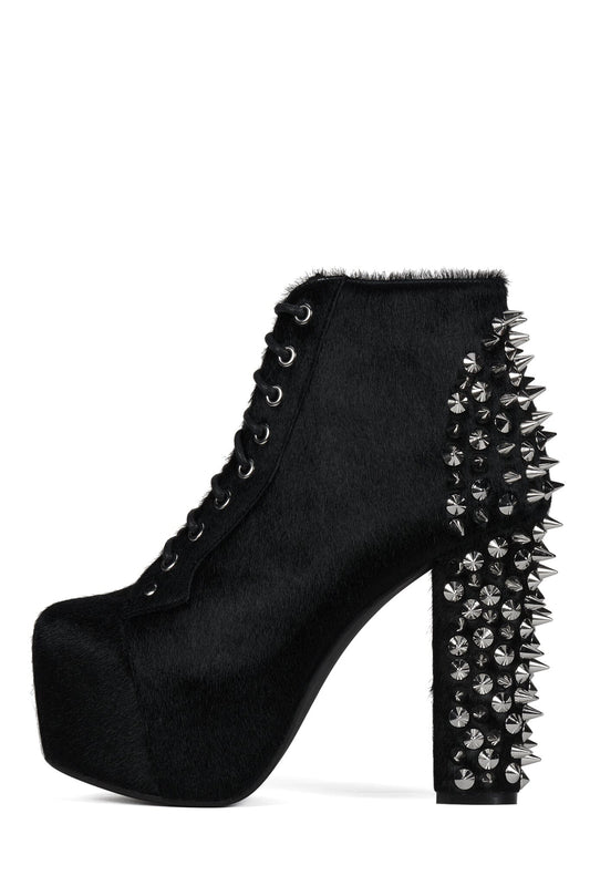 SPIKE-HLCP - Black Hair Silver |Jeffrey Campbell