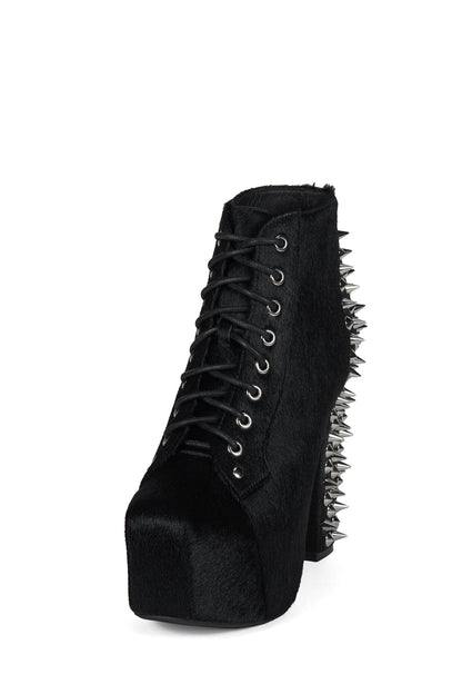SPIKE-HLCP - Black Hair Silver |Jeffrey Campbell