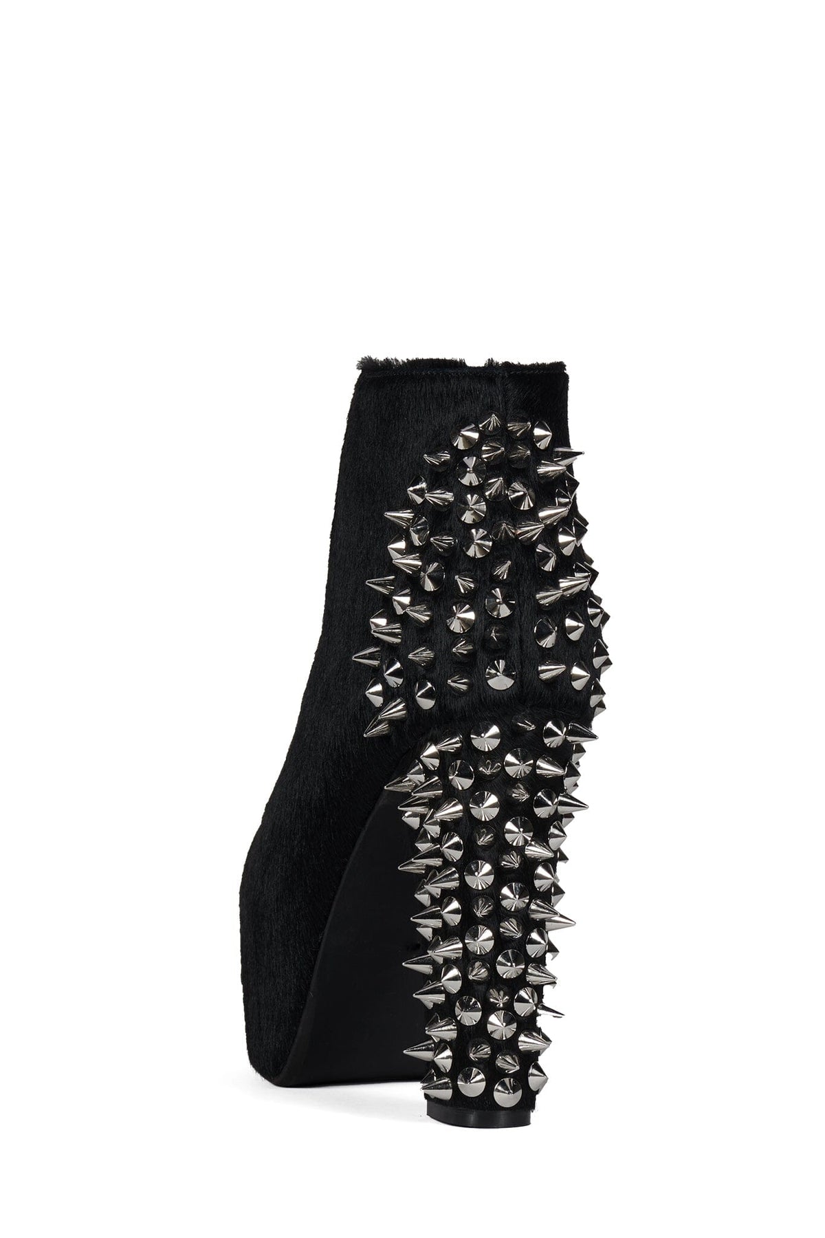 SPIKE-HLCP - Black Hair Silver |Jeffrey Campbell