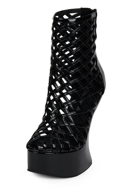 MOONCAGE - Black Patent |Jeffrey Campbell