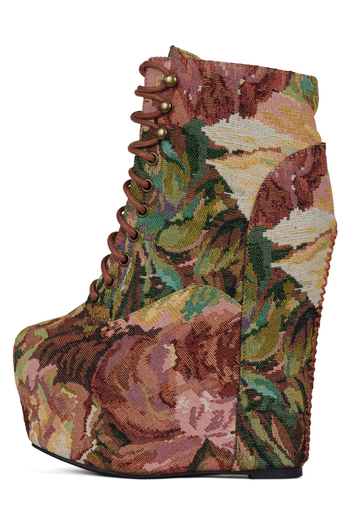 DAMSEL - Beige Rust Tapestry |Jeffrey Campbell