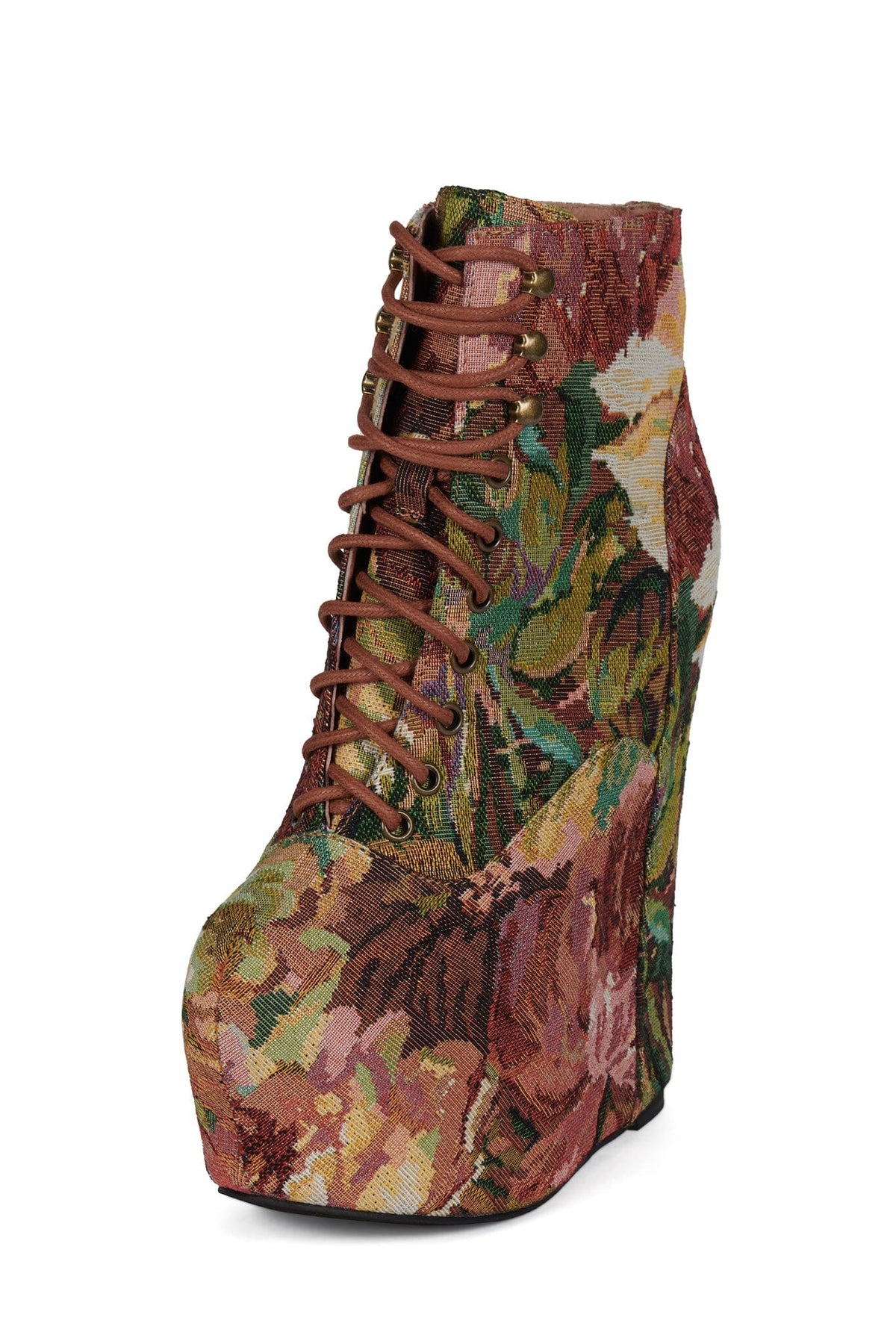 DAMSEL - Beige Rust Tapestry |Jeffrey Campbell
