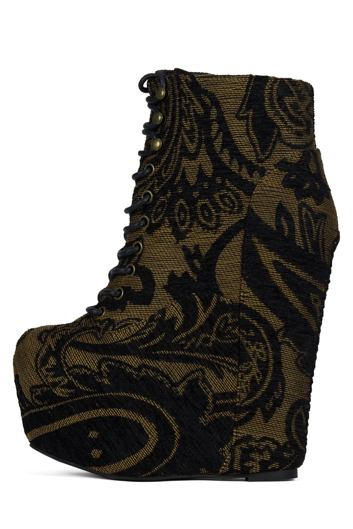 DAMSEL - Beige Rust Tapestry |Jeffrey Campbell