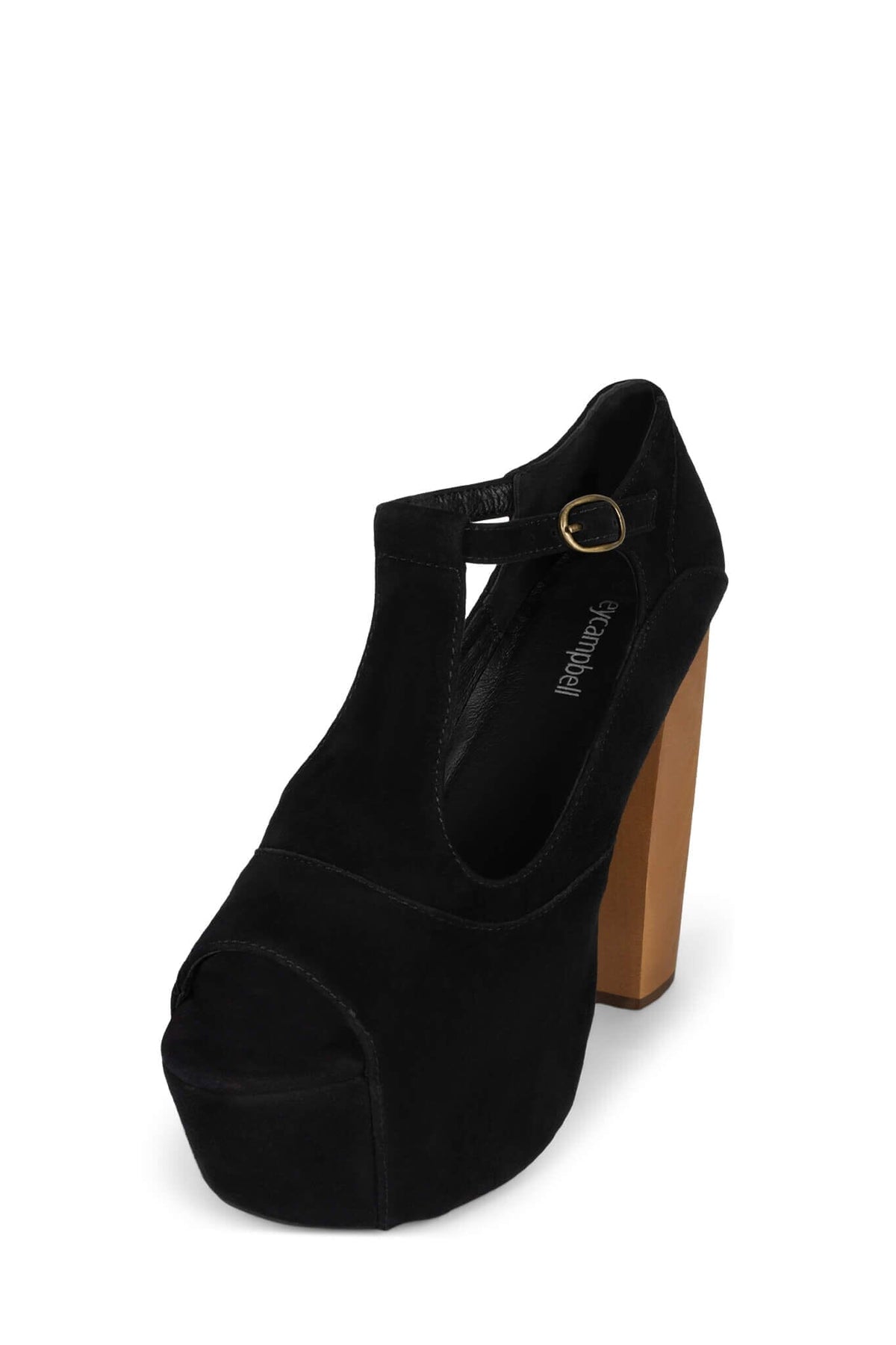 FOXY-WOOD - Black Suede |Jeffrey Campbell