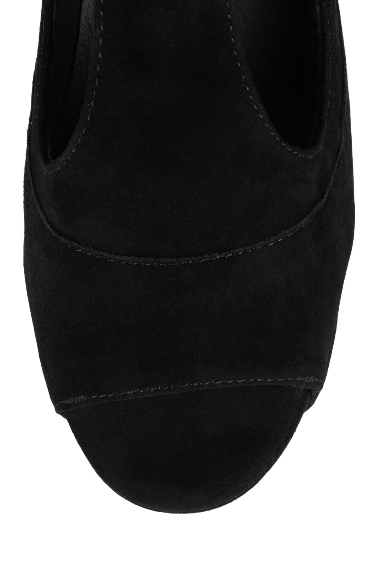 FOXY-WOOD - Black Suede |Jeffrey Campbell