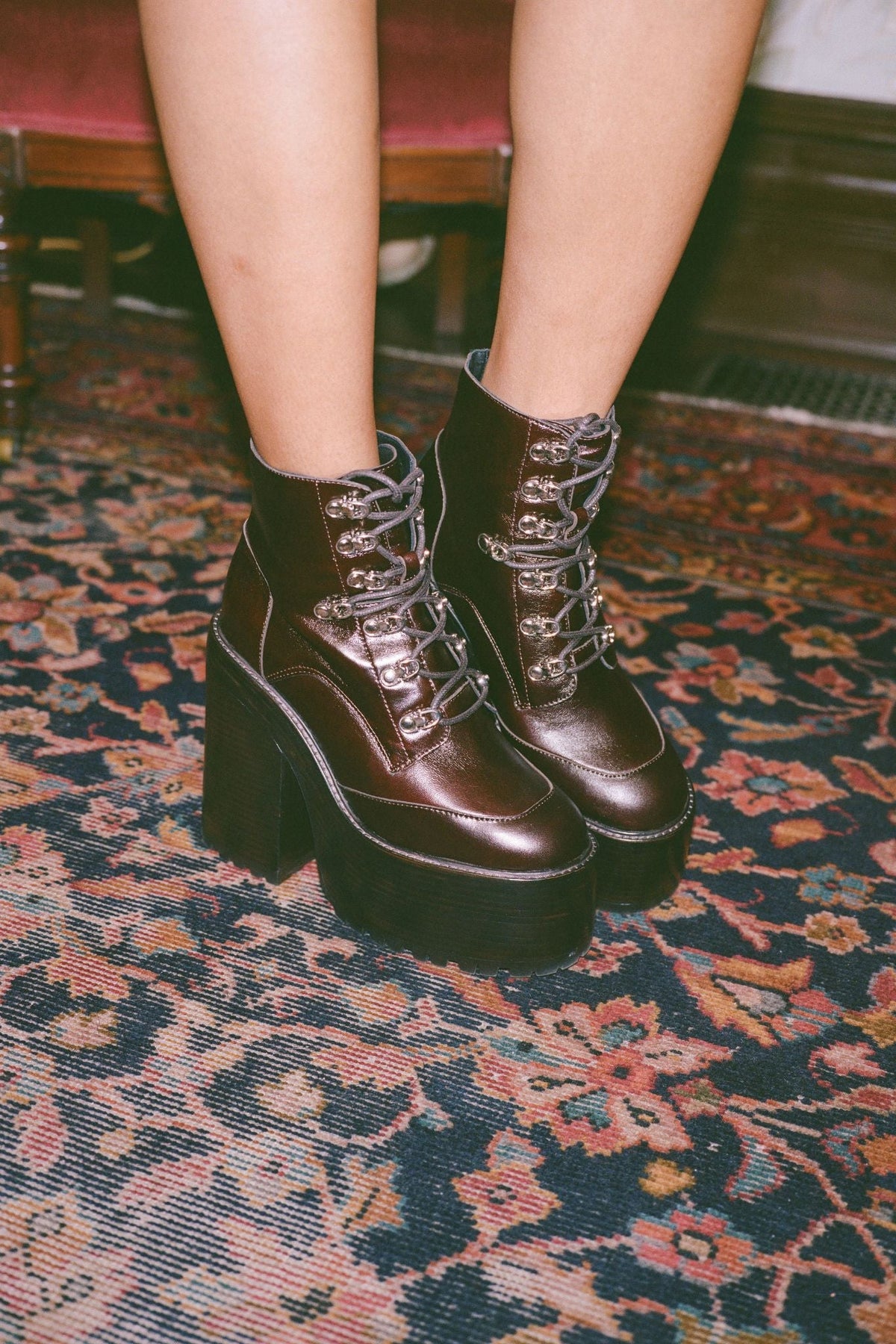FERNROCK-2 - Coffee Crinkle |Jeffrey Campbell
