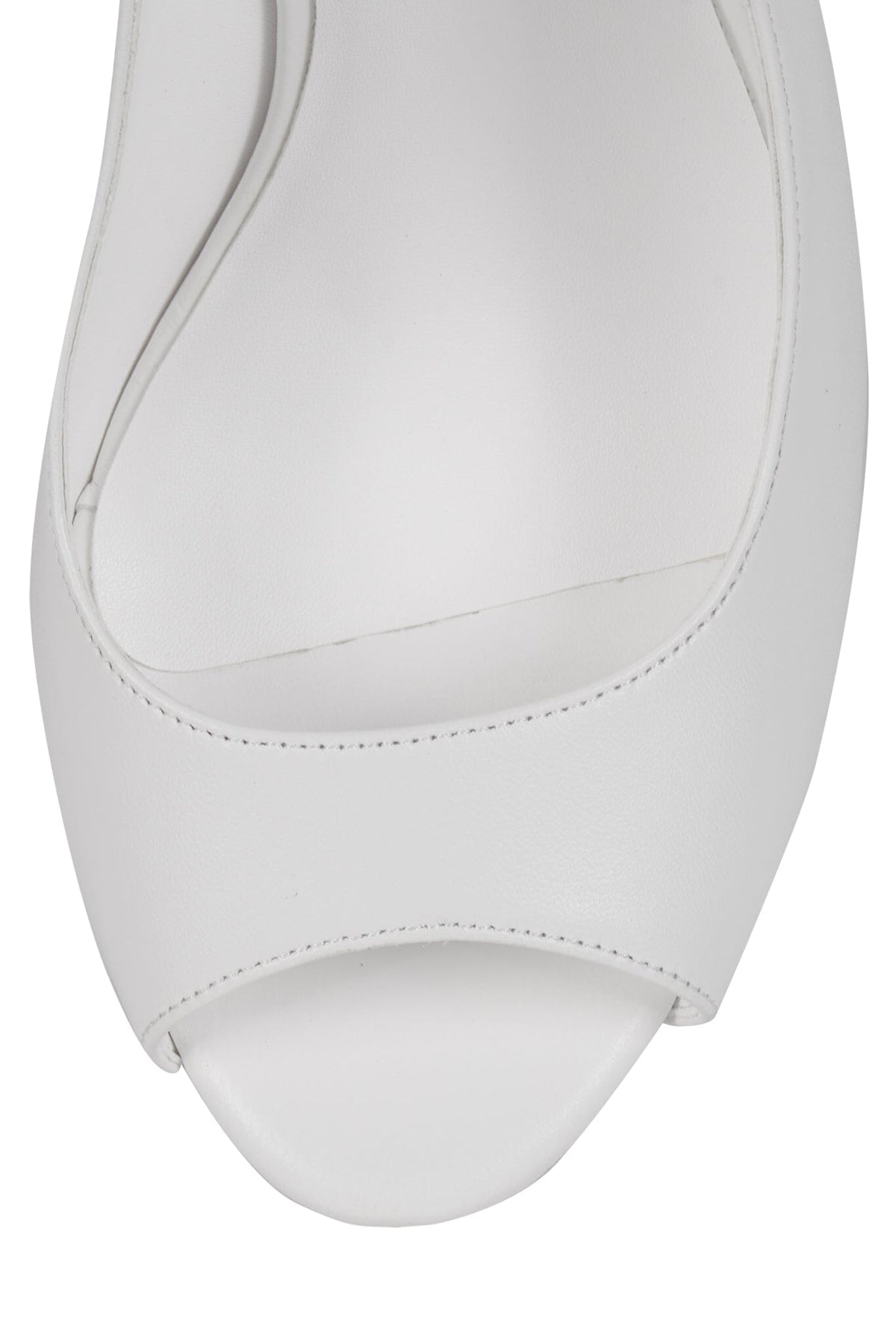 SPEED-SB Slingback Sandal - White Silver |Jeffrey Campbell