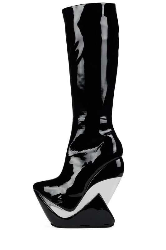 BLACK-HOLE - Black Patent |Jeffrey Campbell