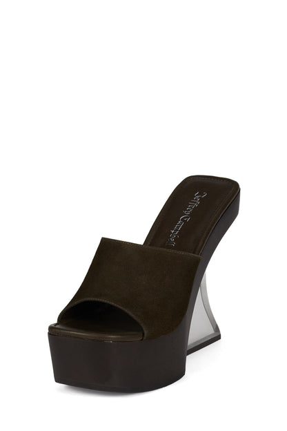 THE-LEGEND - Brown Suede |Jeffrey Campbell