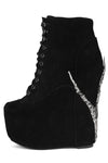 Black Suede Pewter