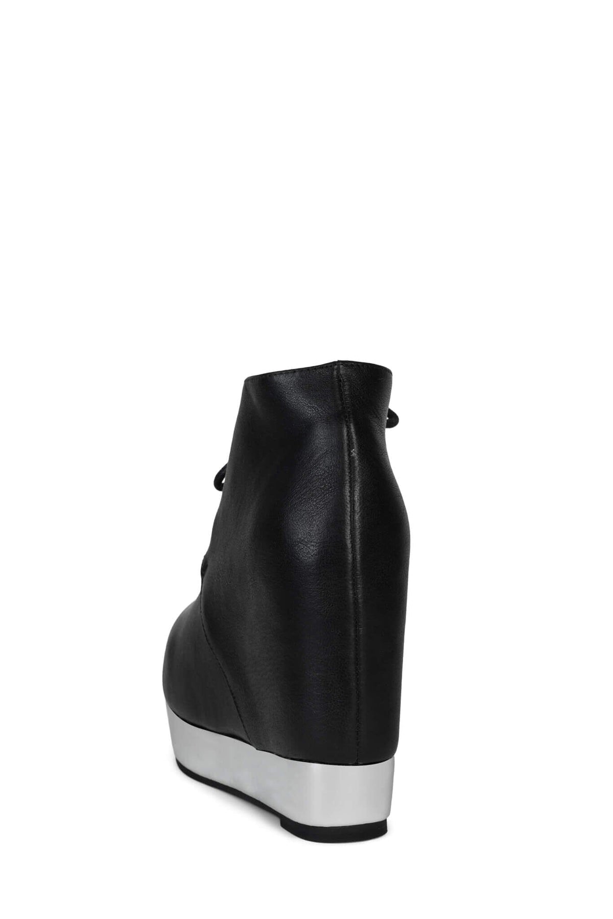 ALEXIS Ankle Boots - Black Silver |Jeffrey Campbell